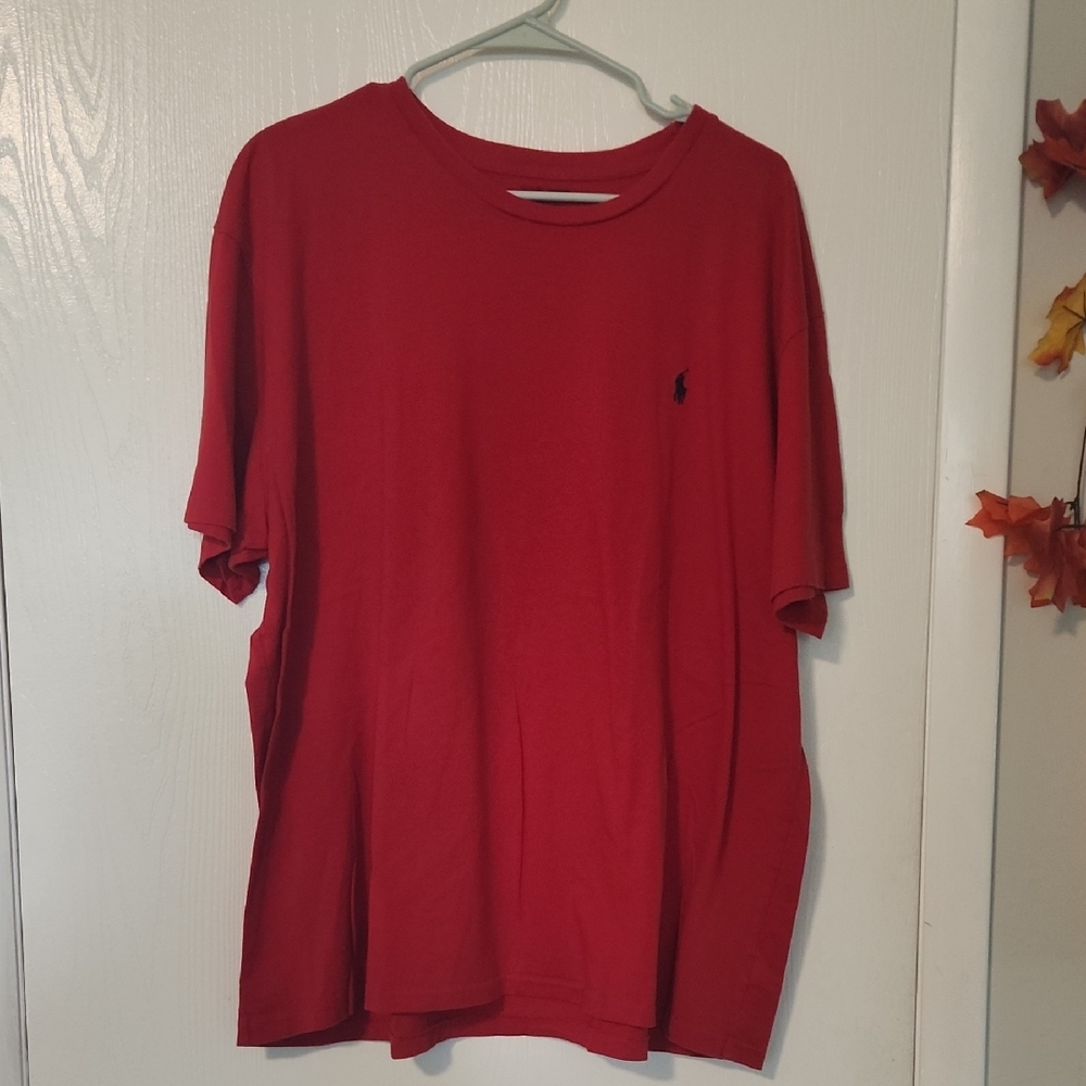 Men's Red Polo Ralph Lauren Shirt